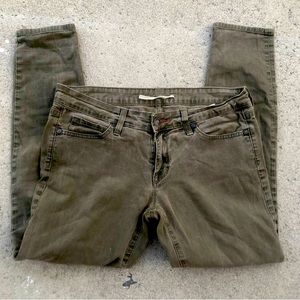 Olive Green Skinny Jeans 🫒